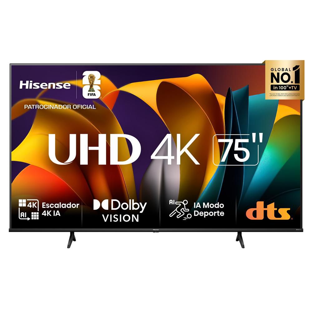 Televisor HISENSE 75 pulgadas LED Uhd4K Smart TV 75A6N img #1