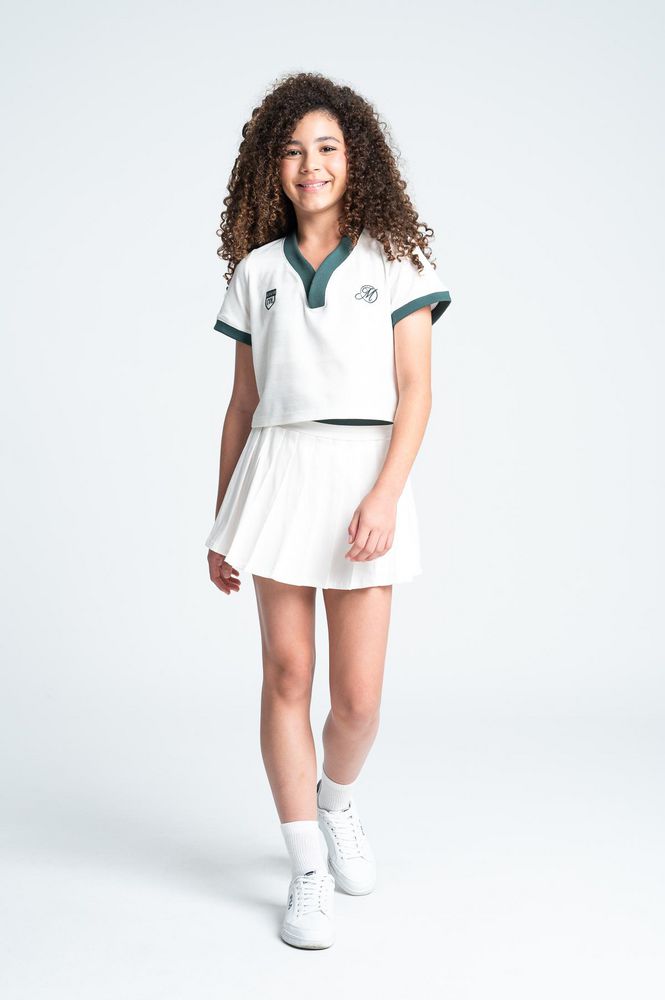 Falda Tablas, doble pretina, corta  Amplia PEOPLE img #1