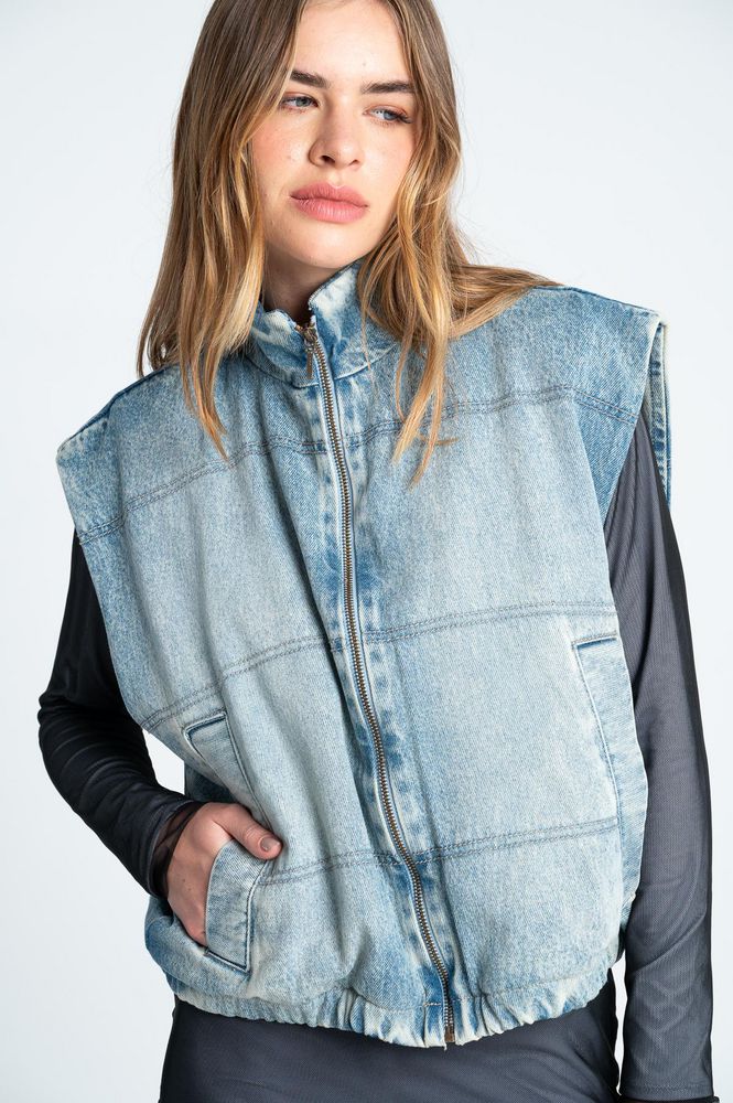 Chaleco Cremallera frontal Oversize PEOPLE img #5