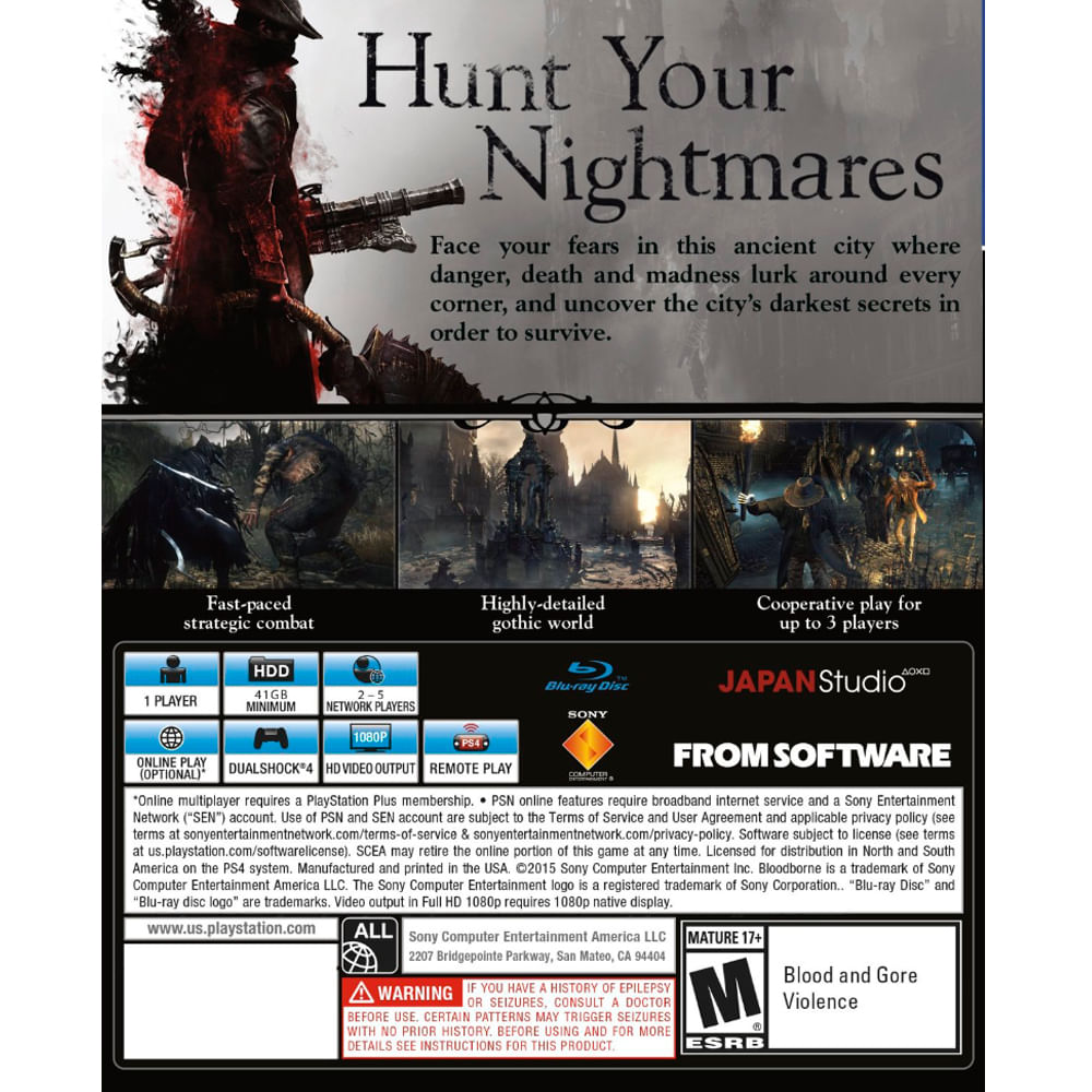 Videojuego Bloodborne PS4 img #2