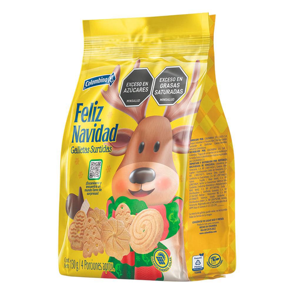 Galletas COLOMBINA surtidas feliz navidad (130  gr) img #1