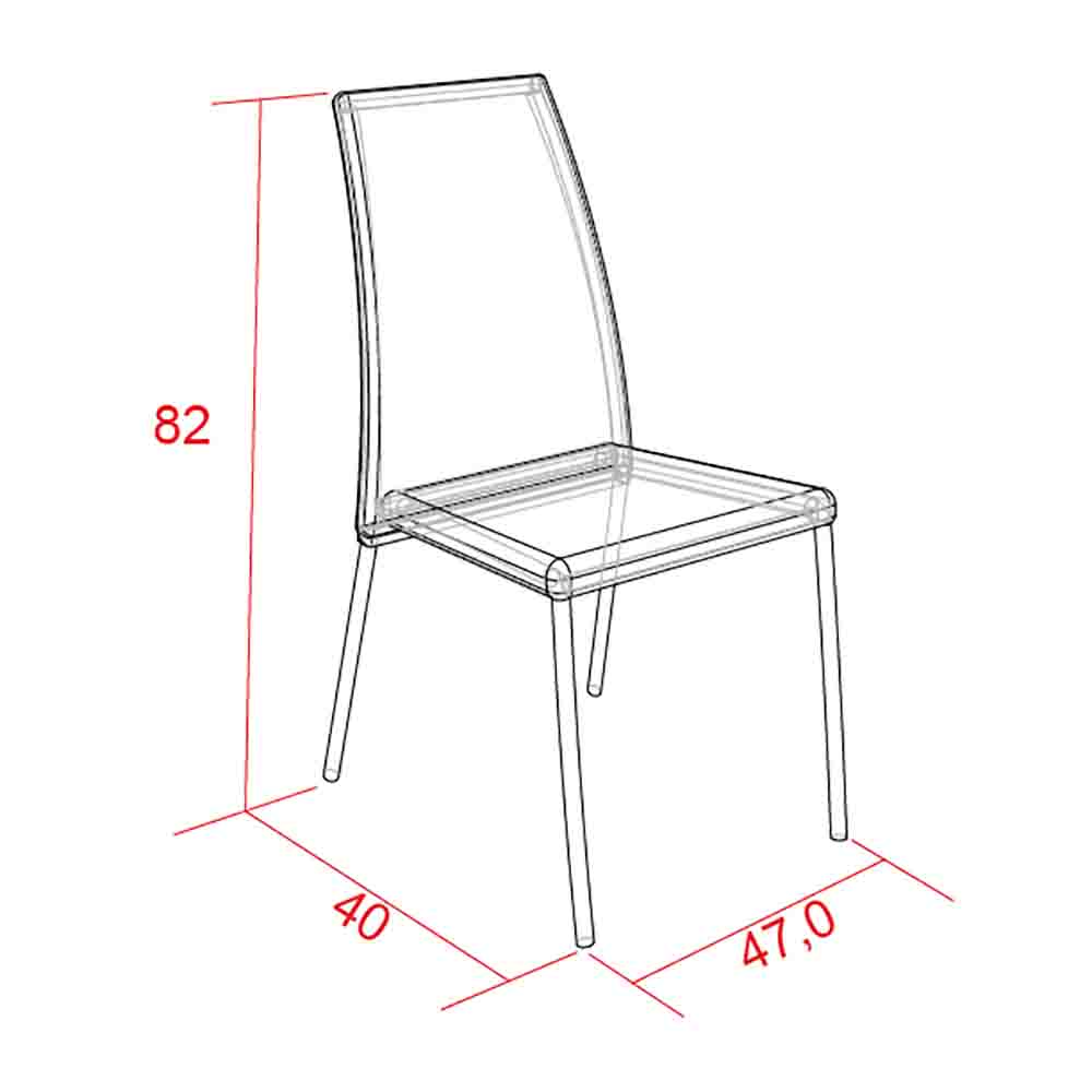 Juego De Comedor Lugo Wengue 4P Choc Bla img #3
