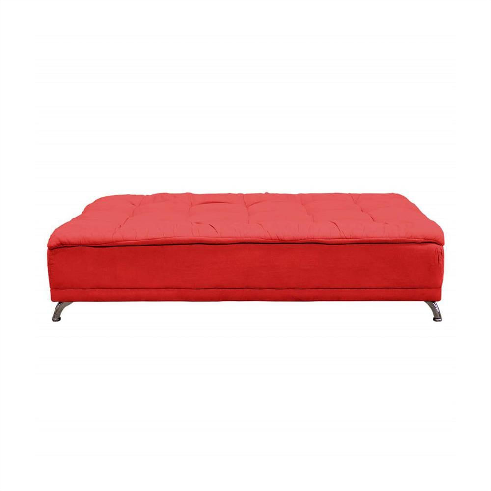 Sofa Cama Relleno Con Lamina Espuma De Alta Densidad Rojo img #3