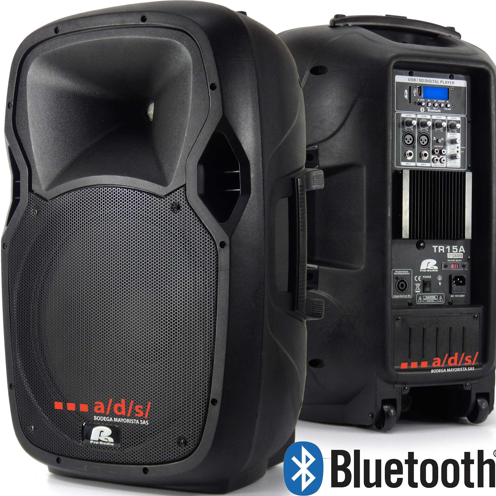 Parlante Bluetooth Profesional Proaudio Tr15a Ultima Versión img #2
