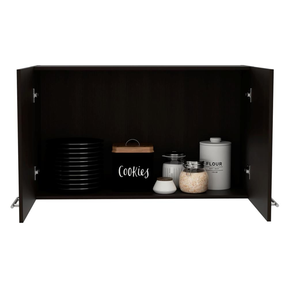 Mueble Aéreo Delhi, Wengue, Con Dos Puertas Batientes img #3