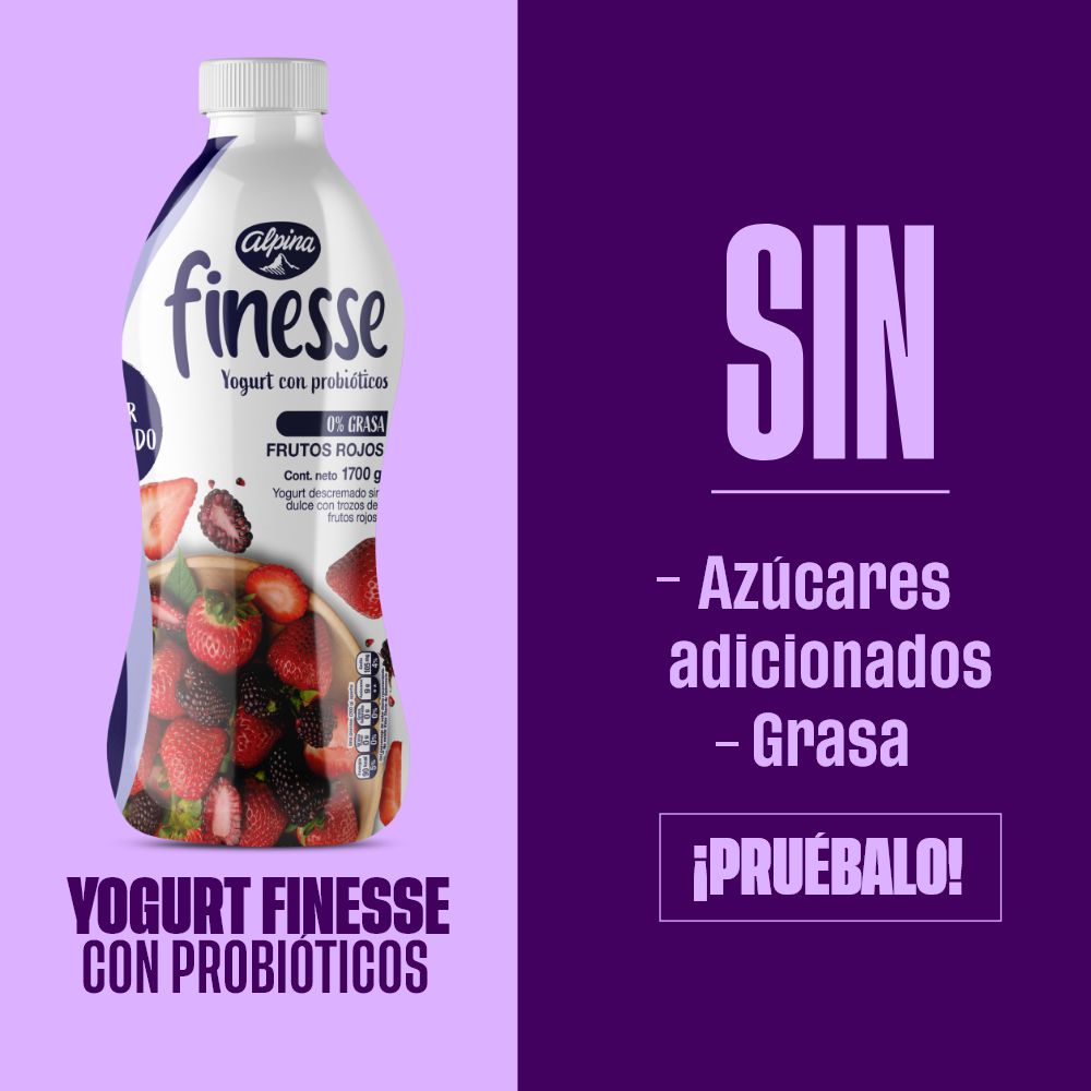 Yogurt FINESSE frutos rojos botella (1700  gr) img #3
