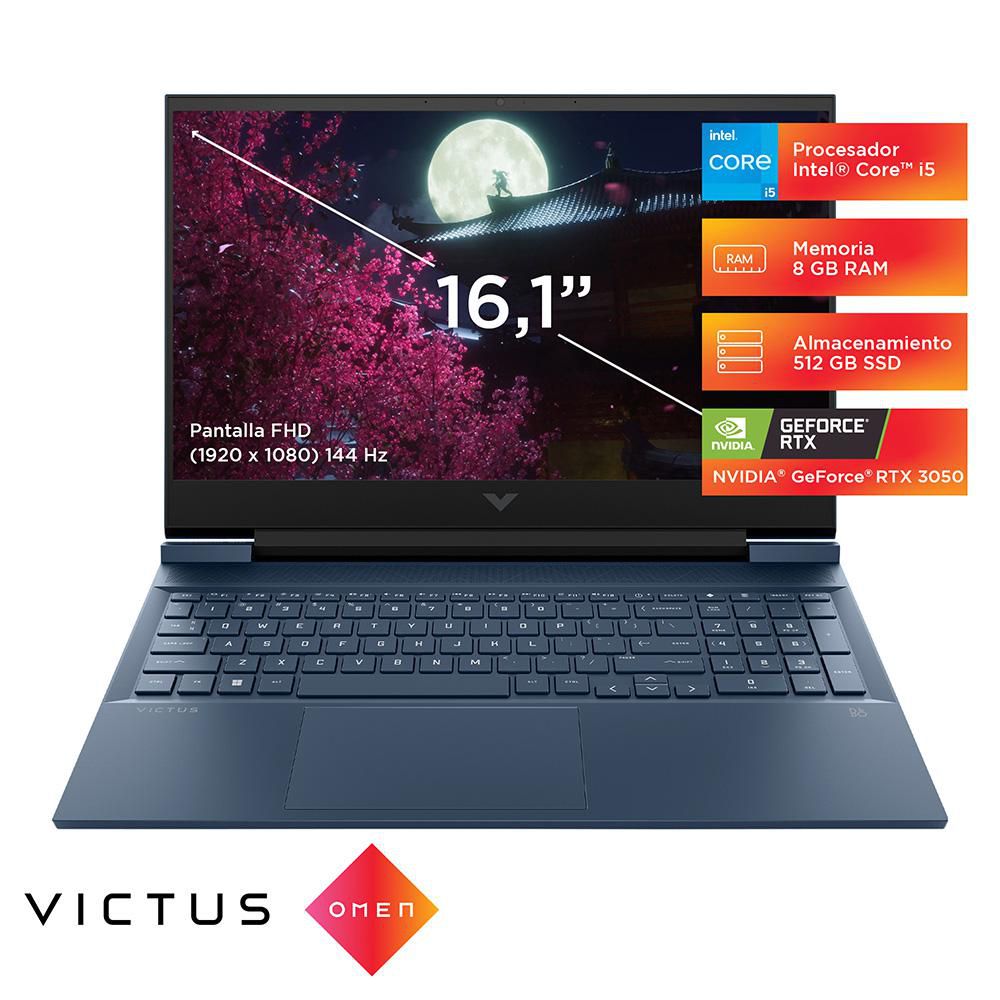 Computador Portatil Gaming HP Victus Intel Core i5 11400H RAM 8 GB 512 GB SSD 16d0506la img #2