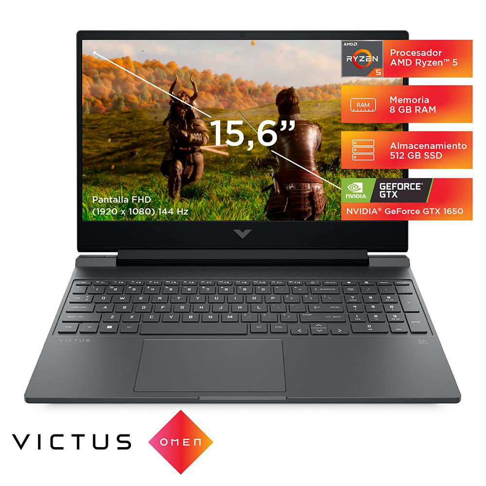 Portatil Gaming HP Victus AMD Ryzen 5 5600H RAM 8 GB 512 GB SSD 15fb0101la img #2