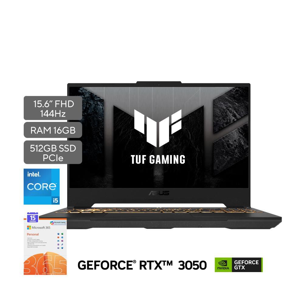 Portatil Gaming ASUS TUF Intel Core i5 12500H RAM 16 GB 512 GB SSD FX507ZC4HN073W img #2