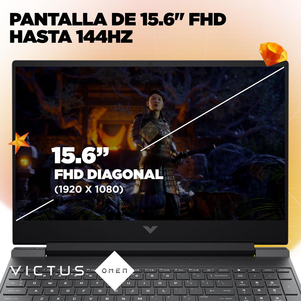 Portatil Gaming HP Victus AMD Ryzen 7 5800H RAM 8 GB 512 GB SSD 15fb0126la img #4