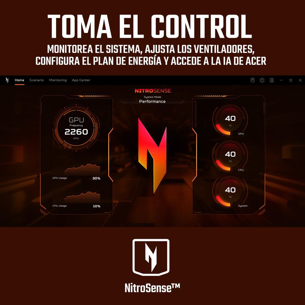 Portátil gamer ACER Nitro V AMD Ryzen 7 7735HS RAM 16 GB 512 GB SSD ANV1541R0EG img #6