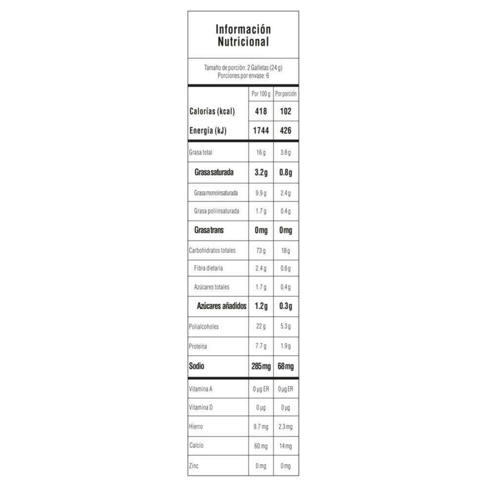 Galletas TOSH tipo sandwich cremadas chocolate (144  gr) img #3