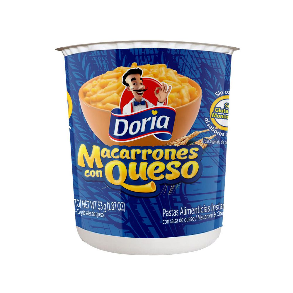Macarrones DORIA con queso (53  gr) img #2