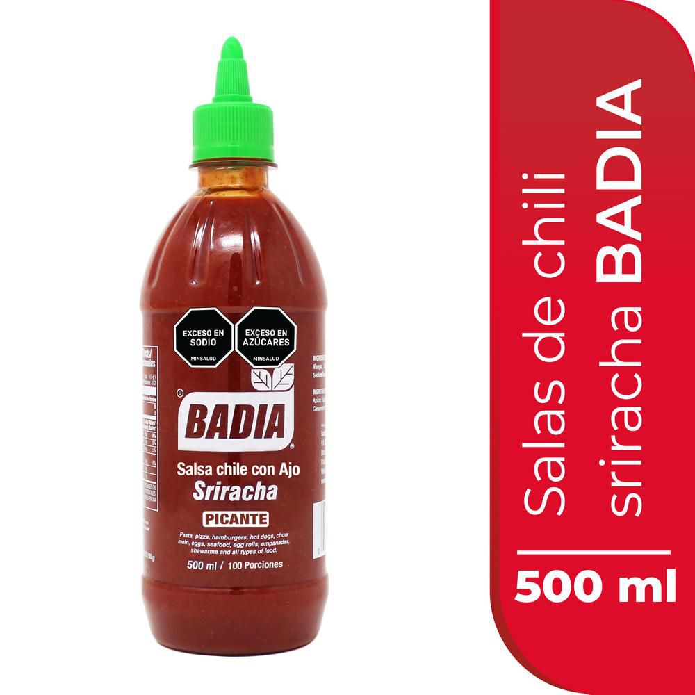 Salsa de chile BADIA sriracha con ajo (500  ml) img #2