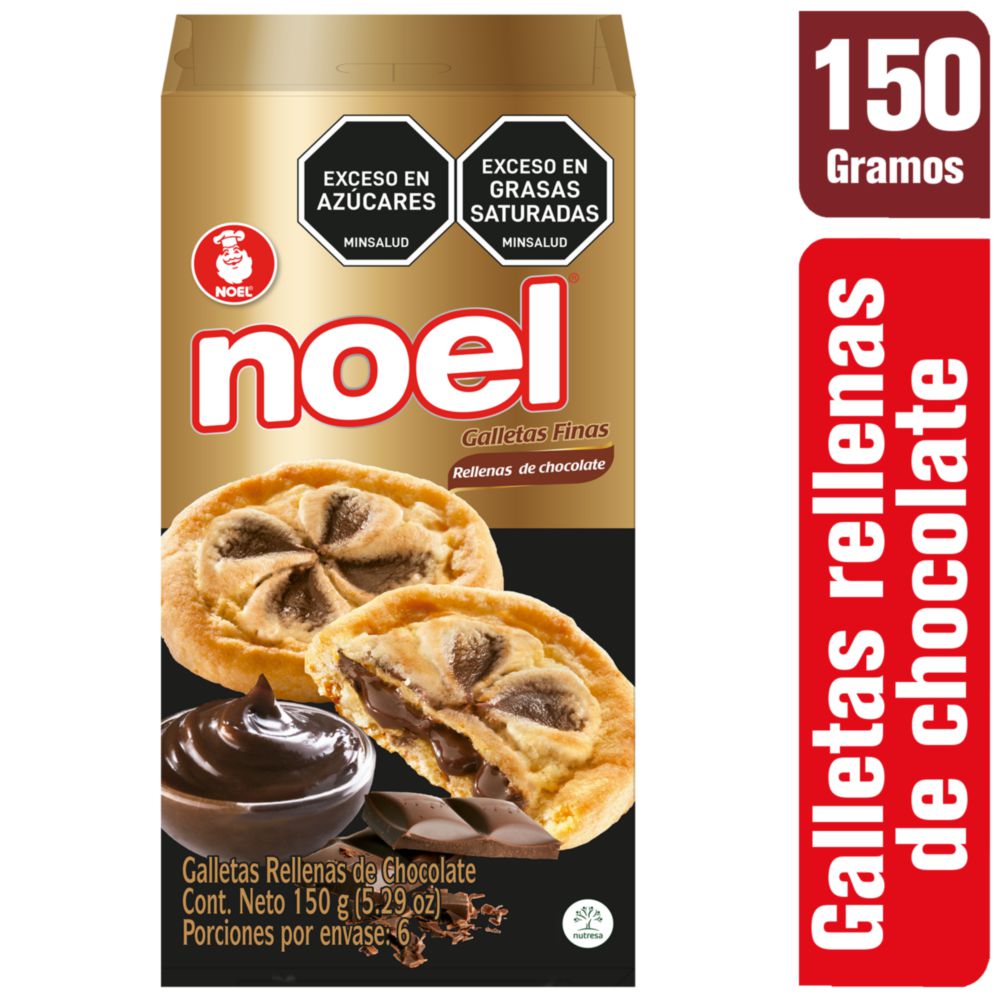 Galletas NOEL rellenas de chocolate (150  gr) img #1