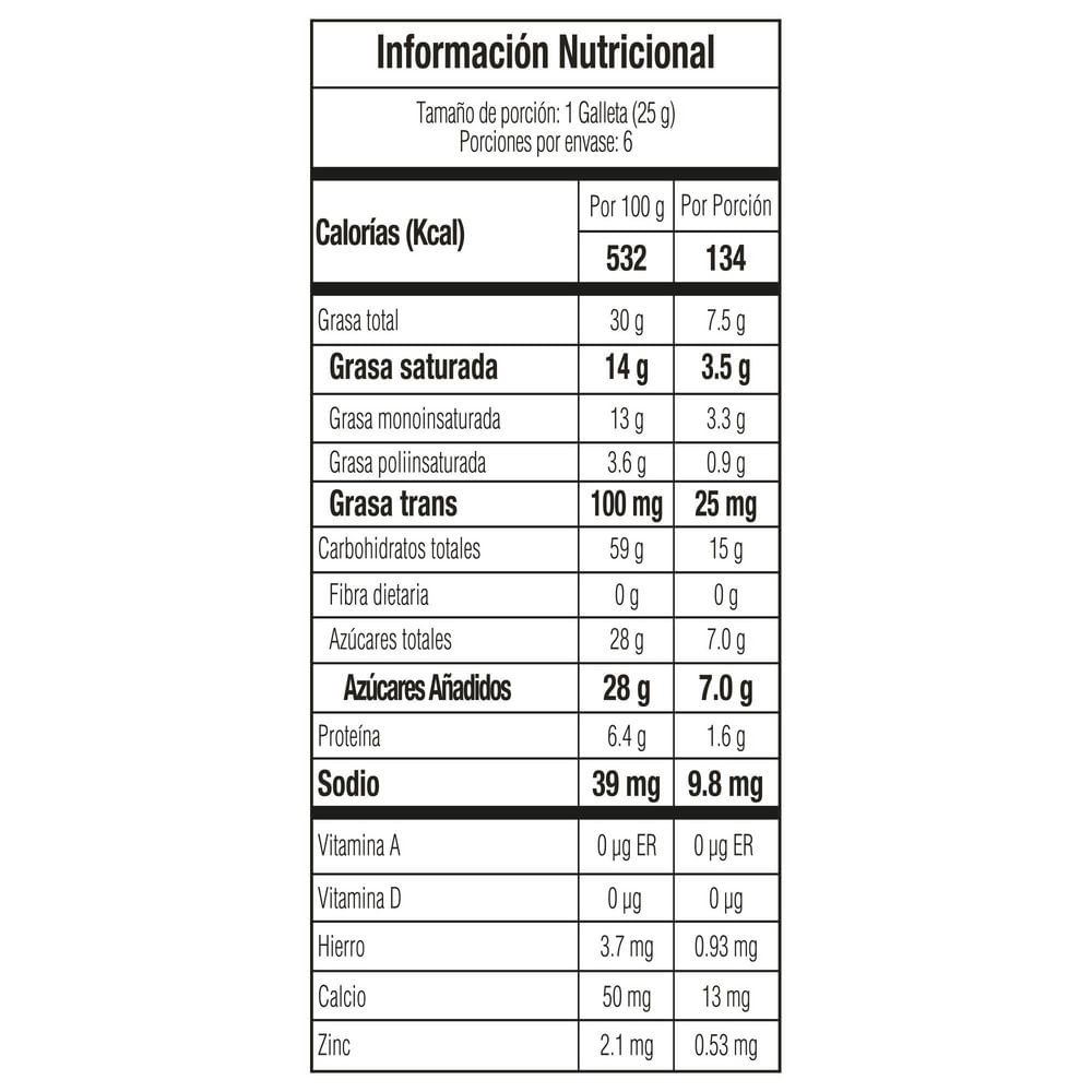 Galletas NOEL rellenas de chocolate (150  gr) img #3