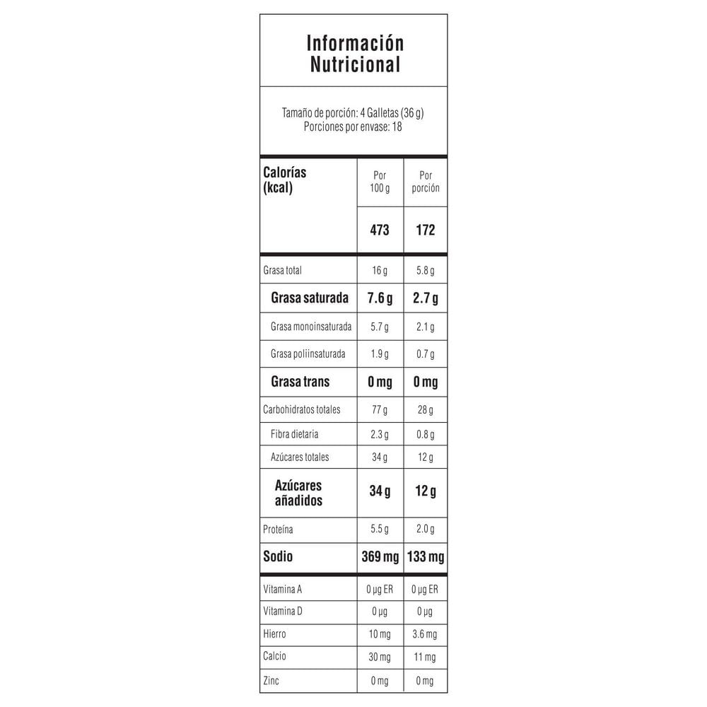 Galletas FESTIVAL recreo x18und (648  gr) img #3
