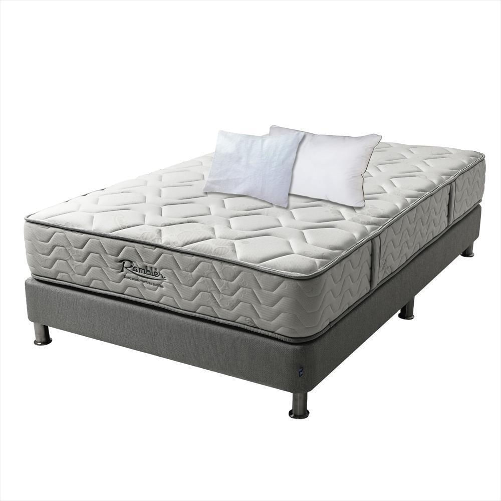 Combo R100 100X190 + Base Light + Almohada Collection + Protector De Almohada Impermeable