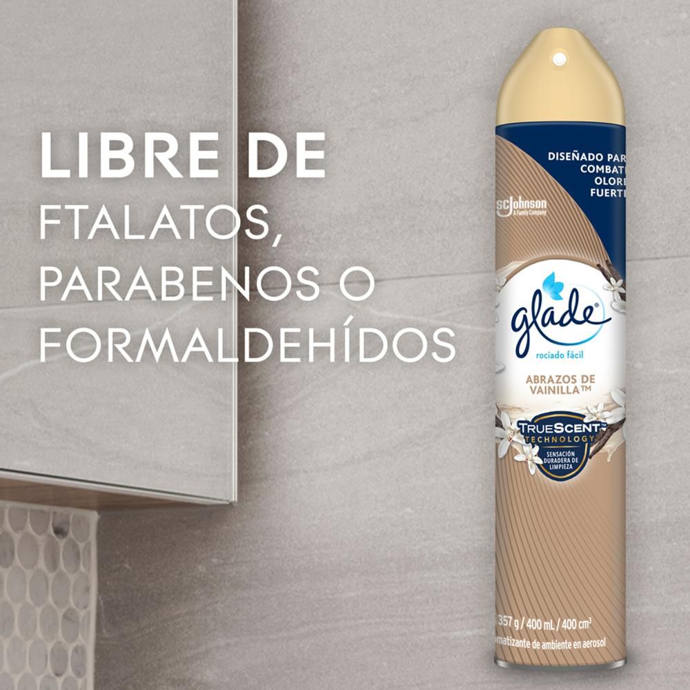 Ambientador GLADE aerosol abrazos de vainilla (400  ml) img #4