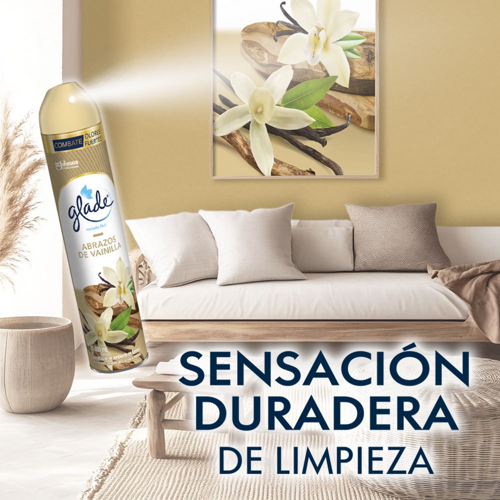 Ambientador GLADE aerosol abrazos de vainilla (400  ml) img #8