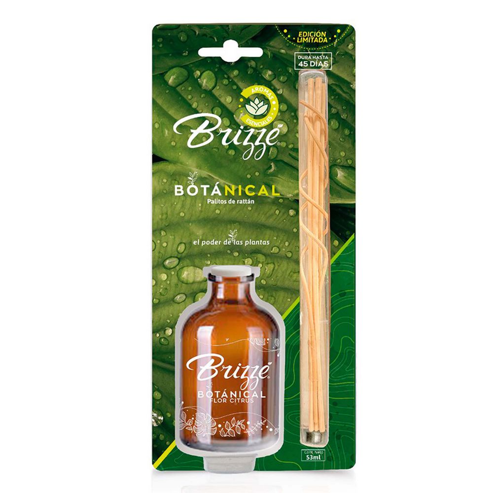 Ambientador BRIZZE palitos de rattán botánical (53  ml) img #1