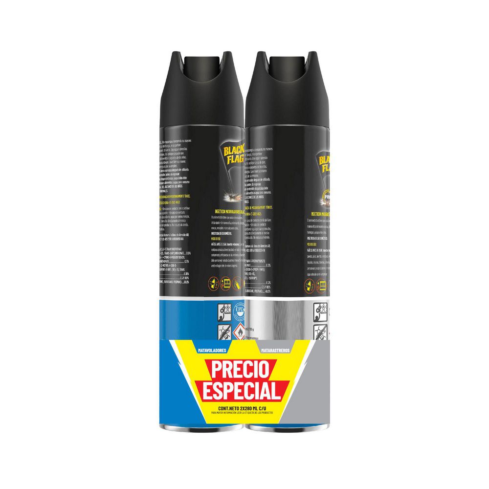 Precio Especial Inse Matavoladores Rastrero Pro 28 BLACK FLAG 560  ml img #3