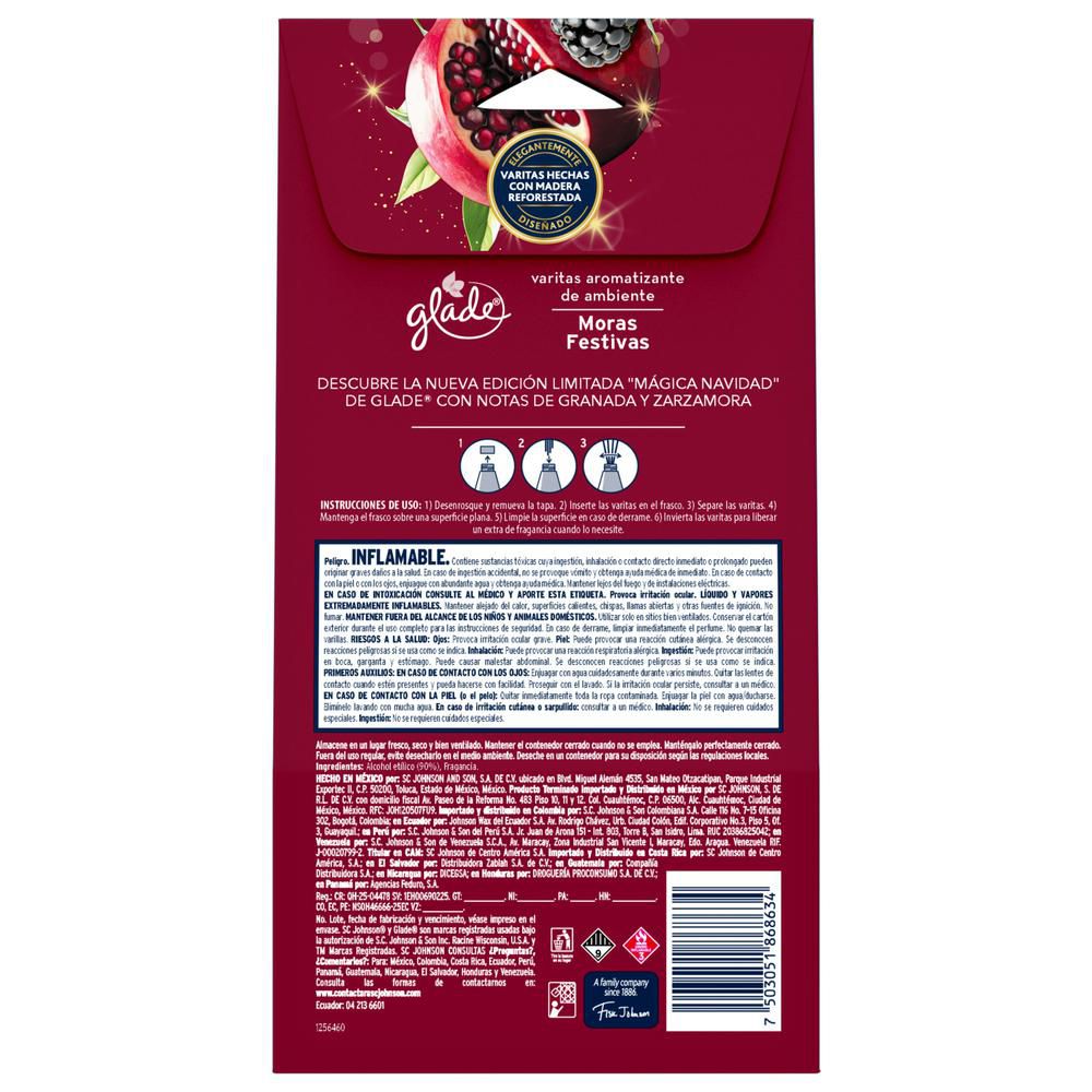 Ambientador GLADE moras festivas (7  UNIDAD) img #2