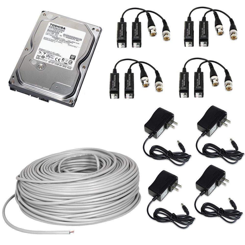 KIT Dahua XVR 4 Canales 4 Domo 720p + Accesorios img #4