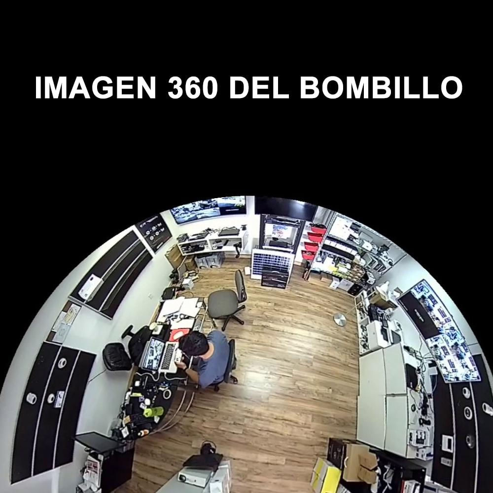 Bombillo Cámara con WiFi -Entrada Micro SD-Micrófono-Altavoz img #3
