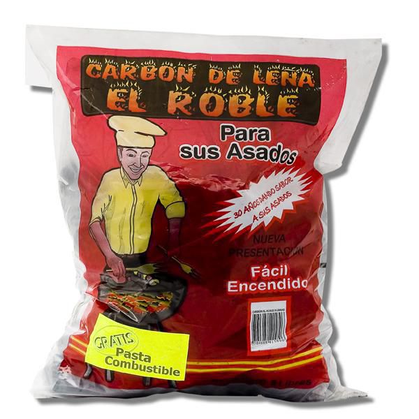 Carbón de leña EL ROBLE fácil encendido img #1