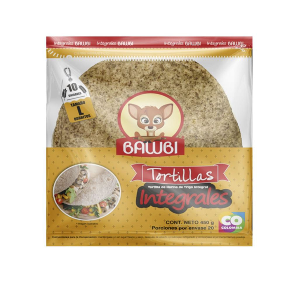 Tortillas Integrales BALUBI Tortillas (450  gr) img #1