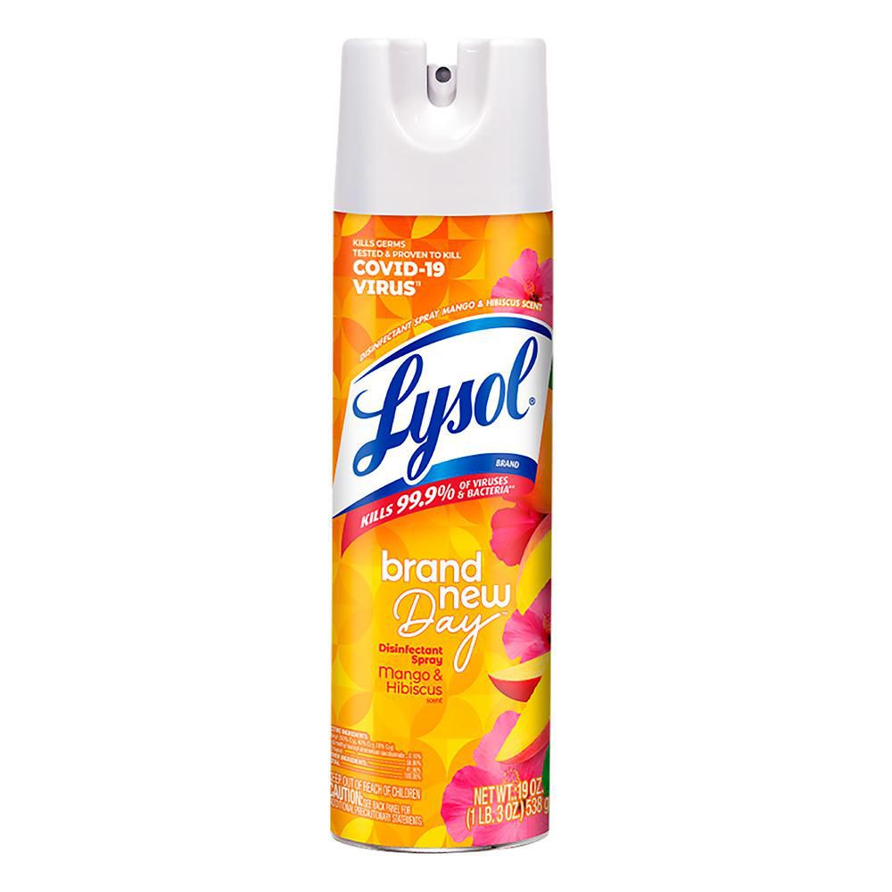 Desinfectante LYSOL aerosol mango hibiscus (538  gr) img #2