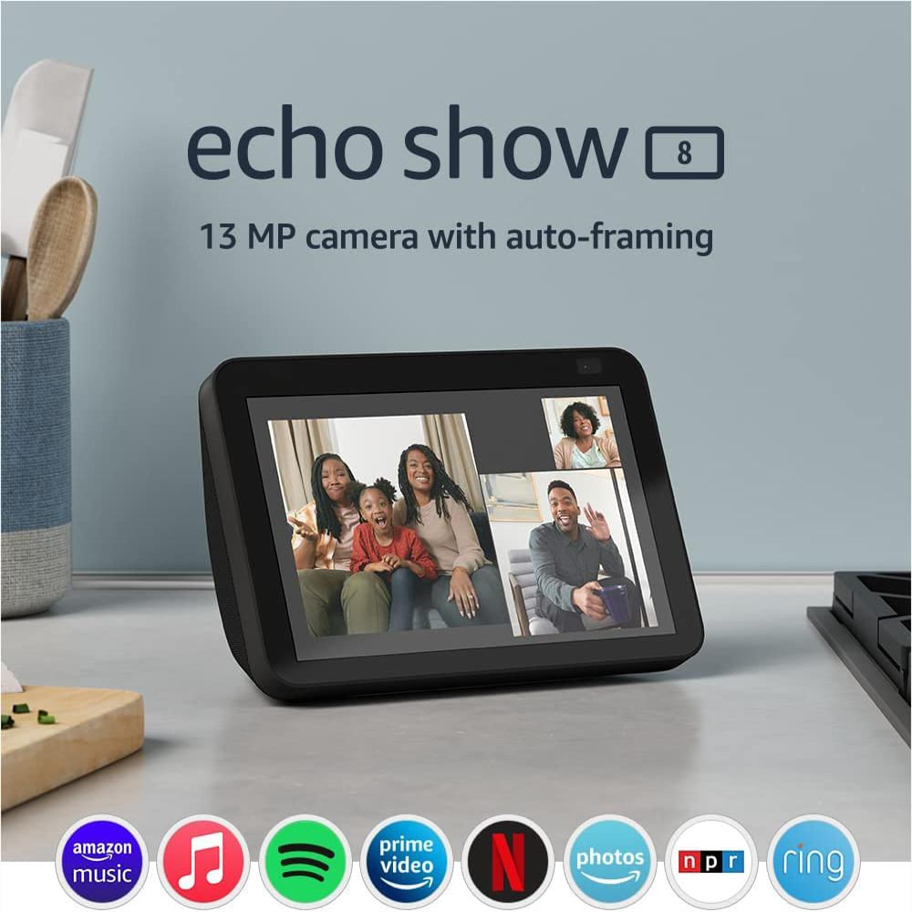 Pantalla Inteligente Echo Show 8 2 Gen Con Asistente Virtual Alexa img #2