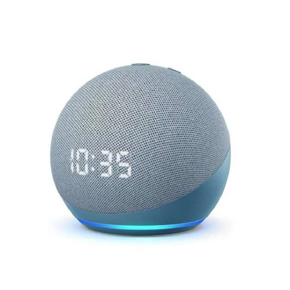 Parlante Inteligente Echo Dot Alexa+2 Enchufes Reloj Azul img #2