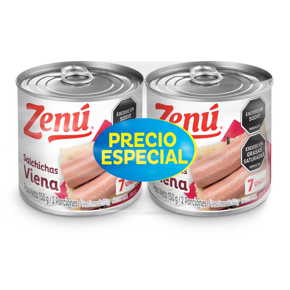 Salchicha ZENU viena en lata (200  gr) img #1