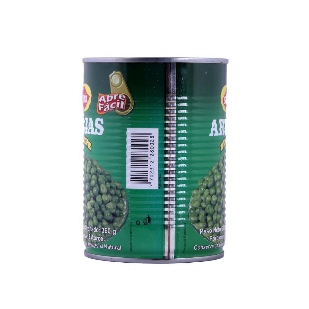 Arveja LA CORUNA natural (360  gr) img #3