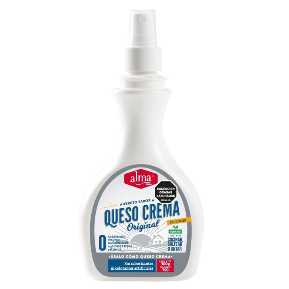 Aderezo ALMA sabor queso crema en spray (300  gr) img #1