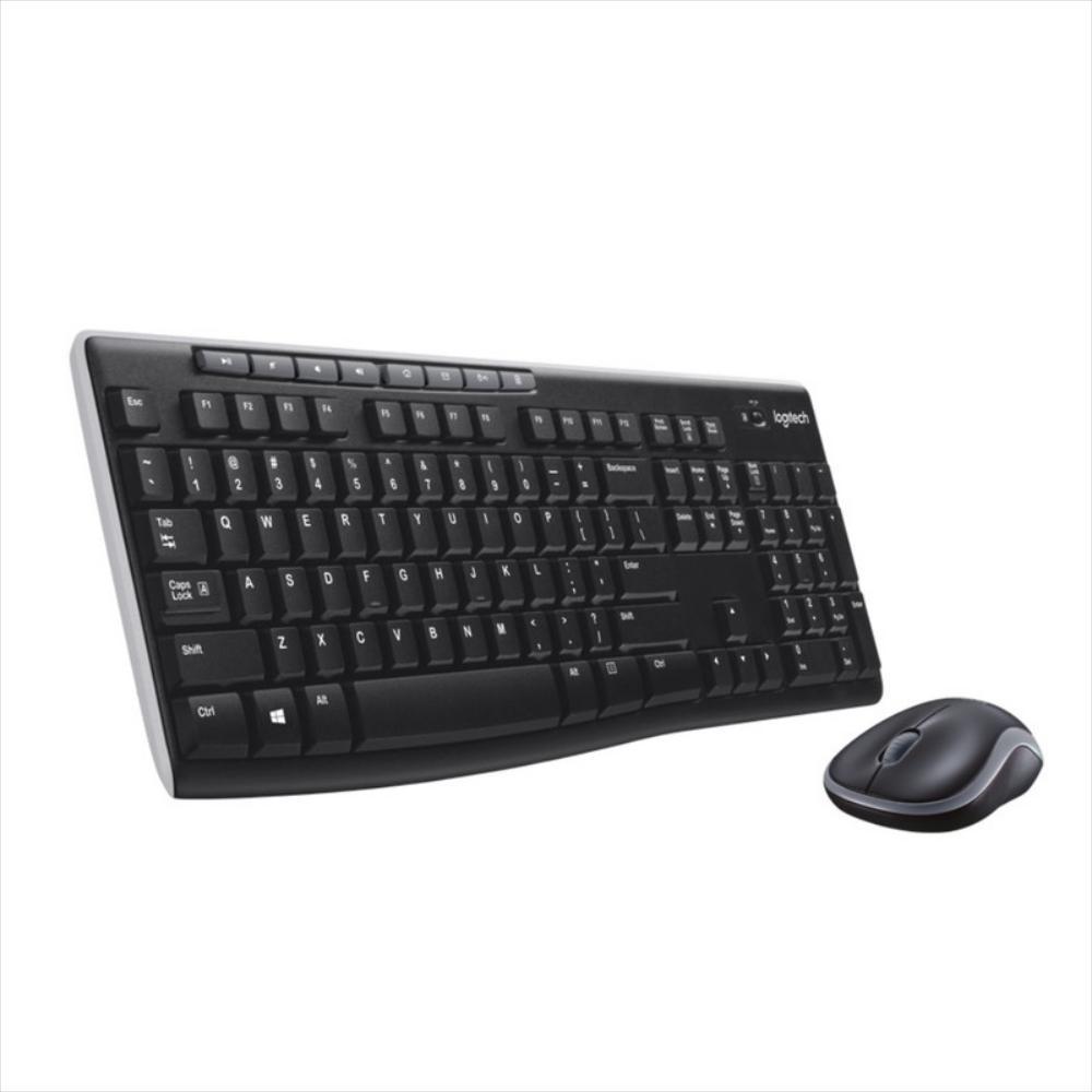 Logitech Mk270, Combo Inalámbrico Teclado Multimedia Y Mouse Negro Negro img #4
