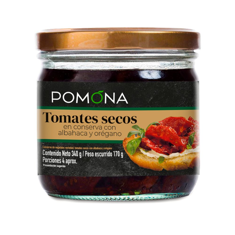 Tomate Pomona en conserva con albahaca y orégano (170  gr) img #1