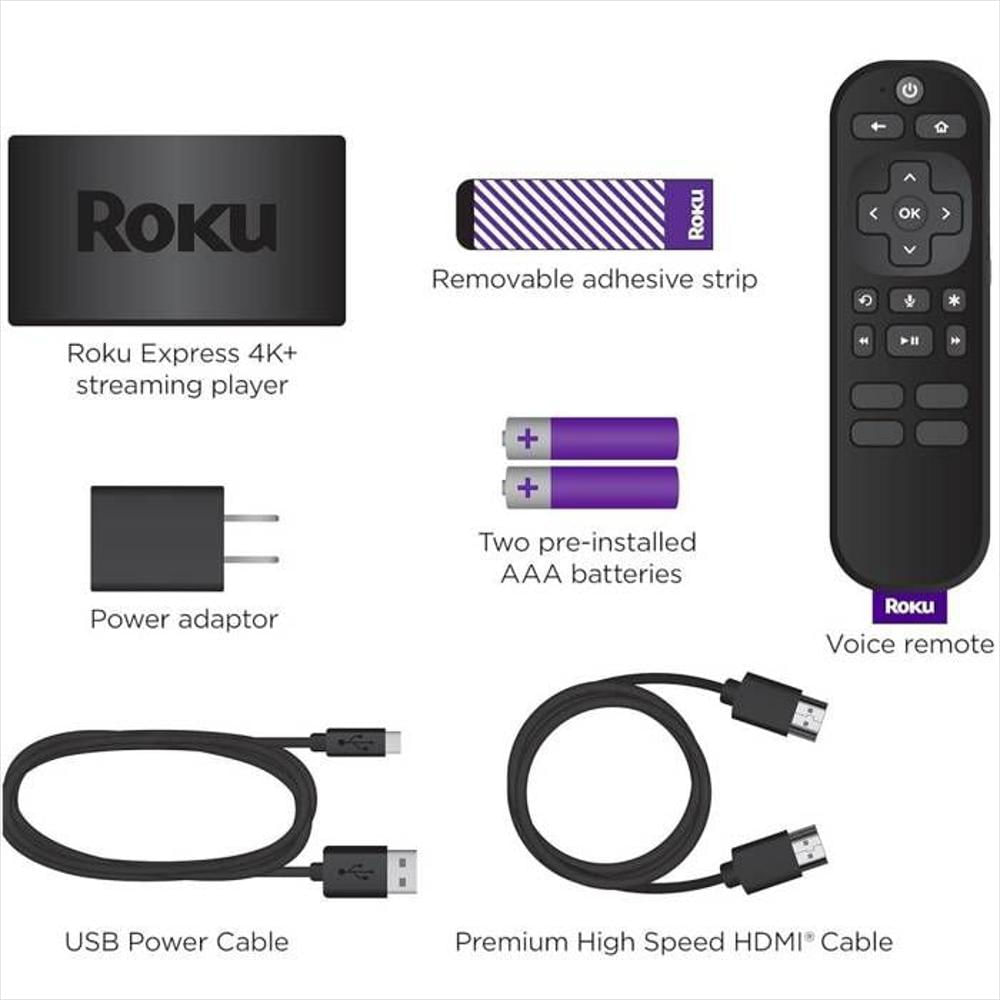 Convertidor Smart Tv Roku Express 4K Hd Streaming img #2