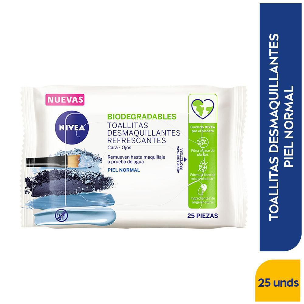 Toallitas desmaquillantes NIVEA refrescantes piel normal (25  und) img #3