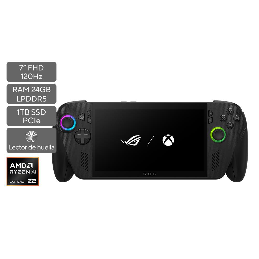 Consola Multi Dispositivo ASUS ROG Xbox Ally X  AMD AI Z2 Extreme  24GB RAM 1 TB Negro img #2