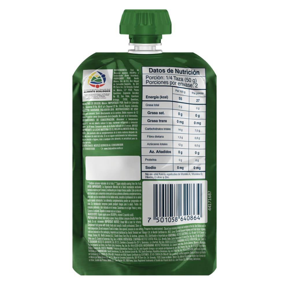 Compota GERBER manzana orgánica (100  ml) img #3