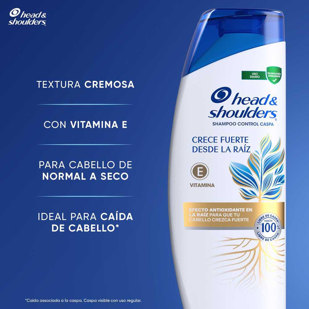 Shampoo H&S crece fuerte desde la raíz (180  ml) img #5