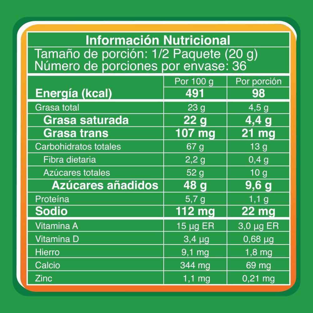 Nuggets chocolate MILO trozos con malta (720  gr) img #3