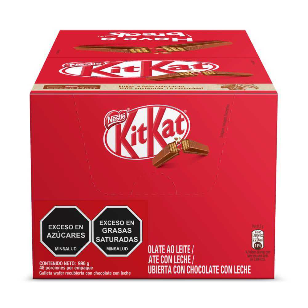Galleta wafer KIT KAT cubierta con chocolate (996  gr) img #2
