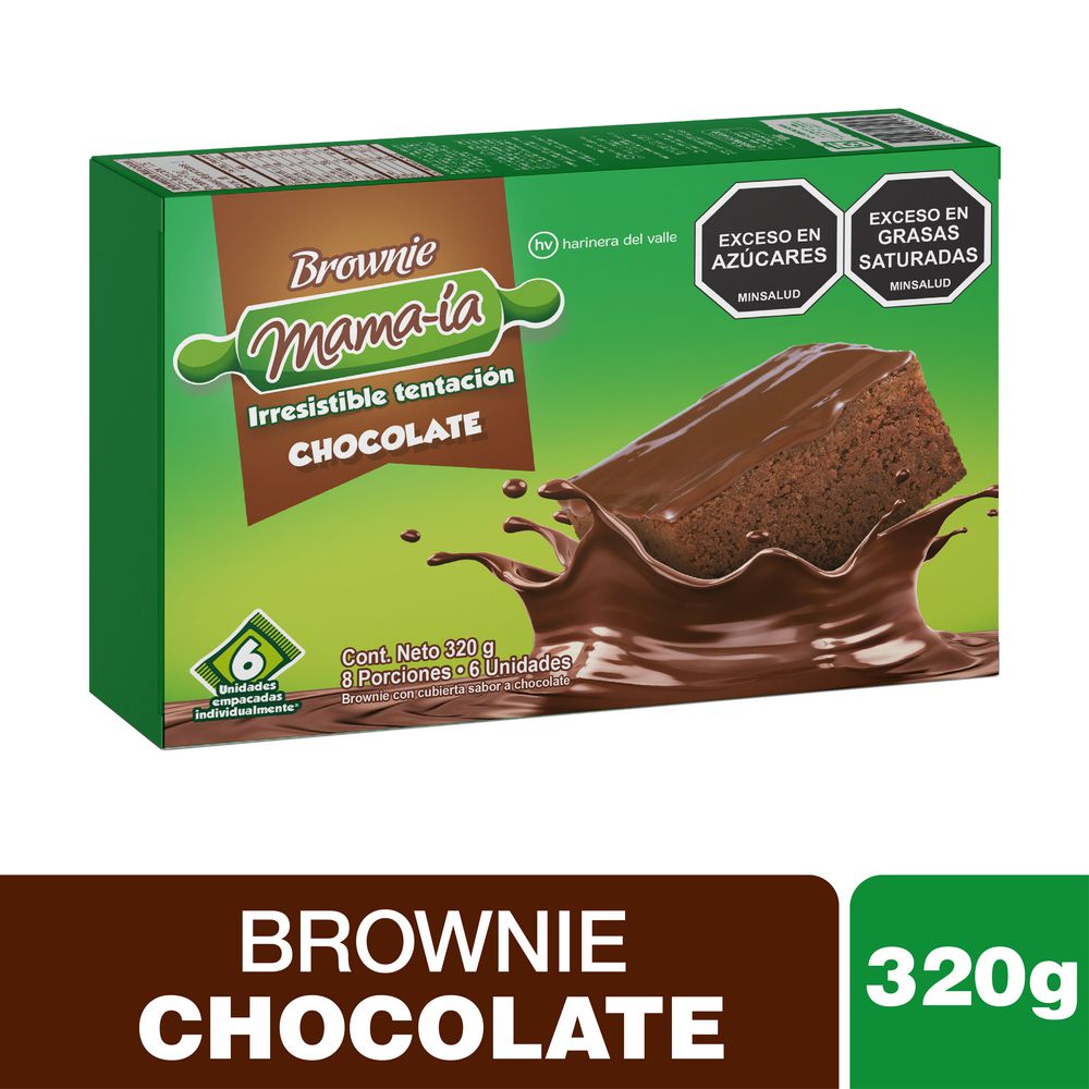 Brownie MAMAIA x6und chocolate (320  gr) img #1