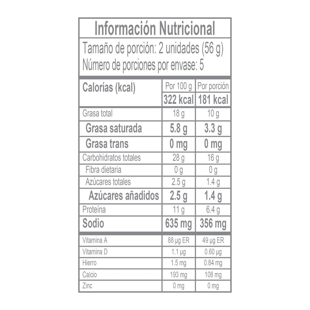 PALITO QUESO PARA HORNEAR 280G ZENU 280  gr img #3