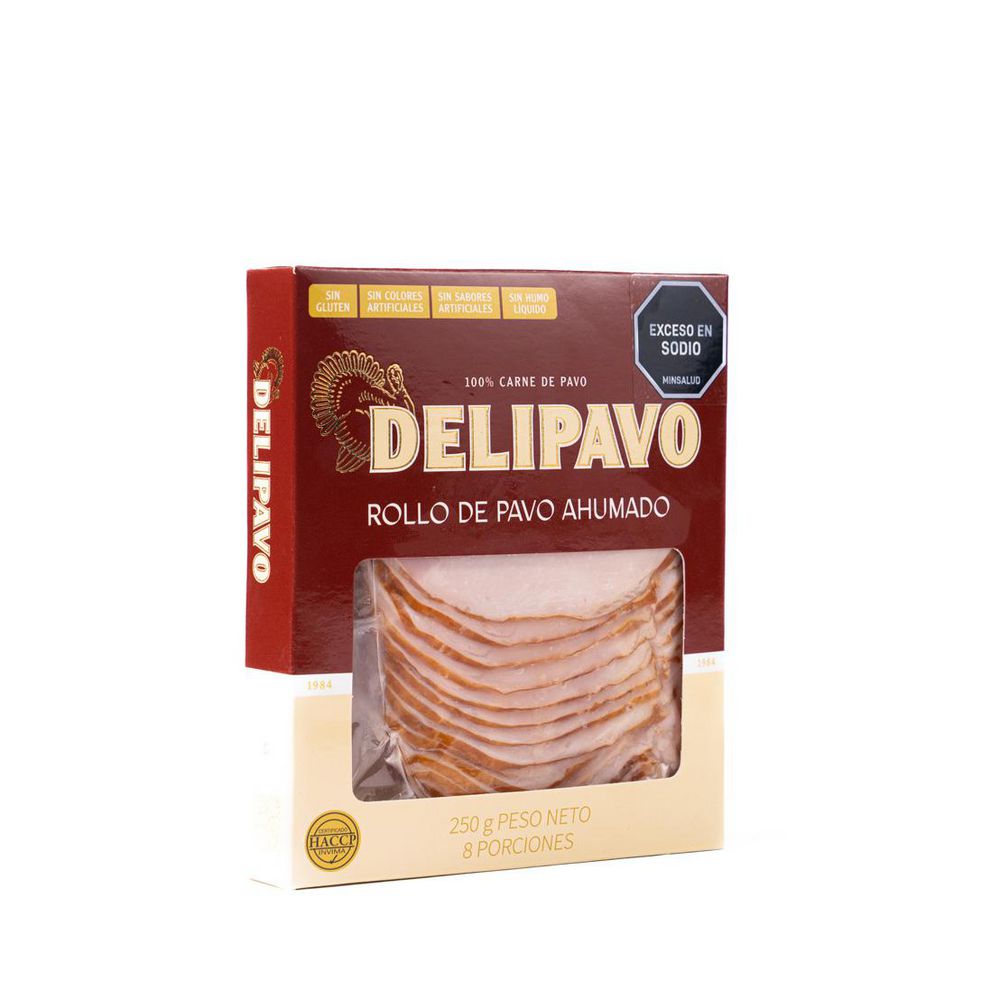Rollo de pavo DELIPAVO ahumado tajado (250  gr) img #2