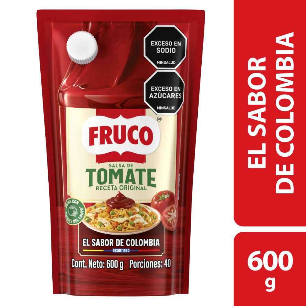 Salsa de tomate FRUCO doy pack (600  gr) img #1